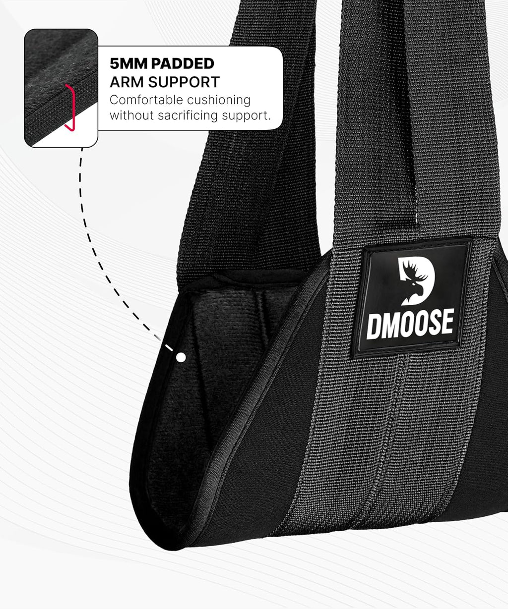 Elevate Your Core Workouts with DMoose Hanging Ab Straps - Soft Padded Exercise Straps for Pull-Up Bars, Perfect for Ab Swings & Leg Raises, Includes 2 Steel Carabiners for Home & Gym Use